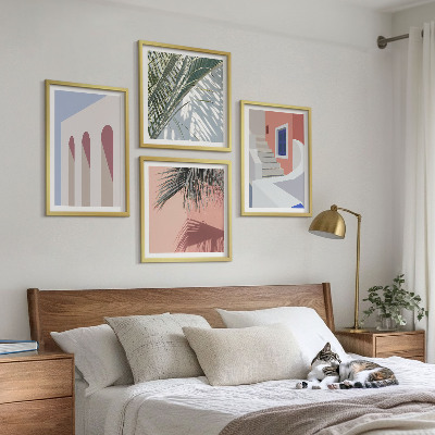 Dekoratívna sada obrazov Ilustrácie mestskej architektúry