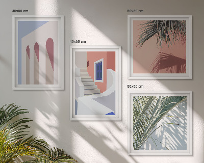 Dekoratívna sada obrazov Ilustrácie mestskej architektúry