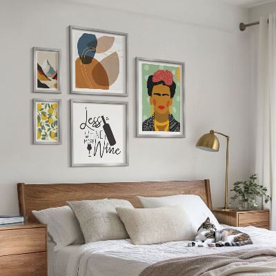 Galéria obrazov na stenu Abstraktné portréty v boho štýle