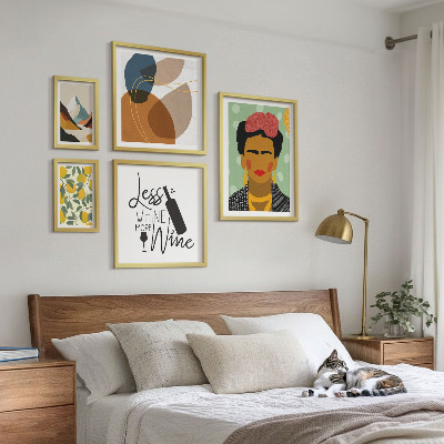 Galéria obrazov na stenu Abstraktné portréty v boho štýle