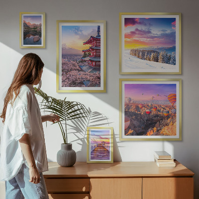 Galéria obrazov na stenu Ázijské hory a kvety