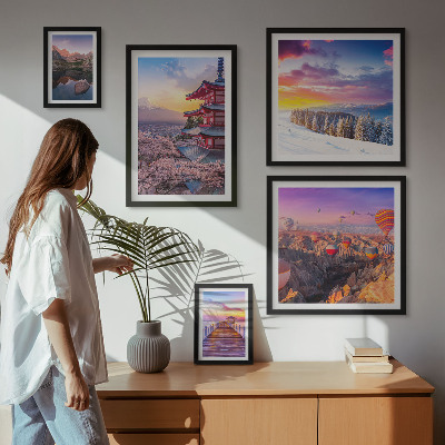 Galéria obrazov na stenu Ázijské hory a kvety