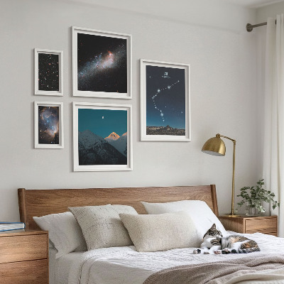 Galéria obrazov na stenu Kozmické krajiny galaxií