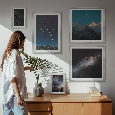 Galéria obrazov na stenu Kozmické pohľady na galaxie