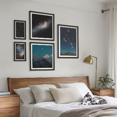Galéria obrazov na stenu Kozmické pohľady na galaxie