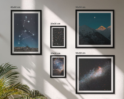 Galéria obrazov na stenu Kozmické súhvezdia galaxie