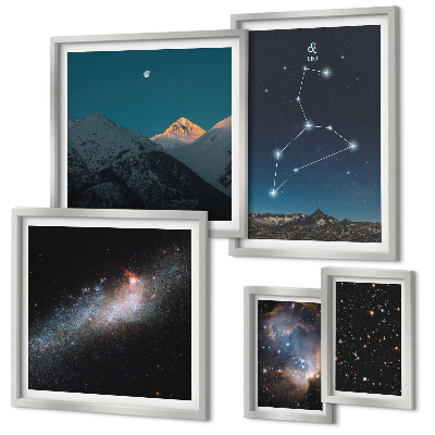Galéria obrazov na stenu Kozmické súhvezdia galaxie