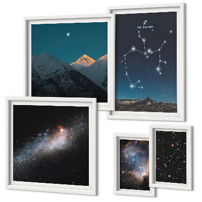 Galéria obrazov na stenu Kozmické krajiny galaxie
