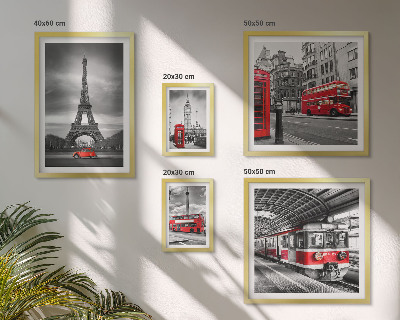 Galéria obrazov na stenu Štýlové výhľady na Londýn a Paríž