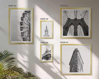 Galéria obrazov na stenu Čiernobiela metropolitná architektúra