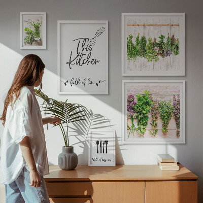 Galéria obrazov na stenu Rustikálne bylinné inšpirácie