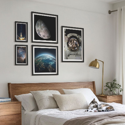 Galéria obrazov na stenu Vesmírne objavy astronautov