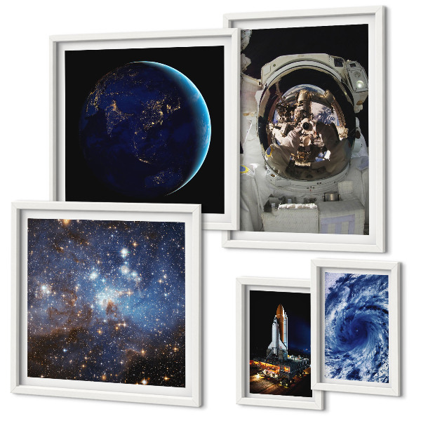 Galéria obrazov na stenu Vesmírne objavy astronautov
