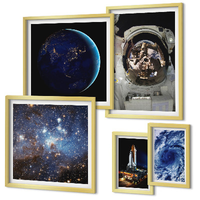 Galéria obrazov na stenu Vesmírne objavy astronautov