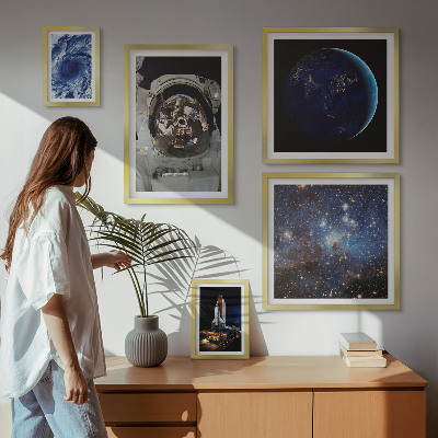 Galéria obrazov na stenu Vesmírne objavy astronautov