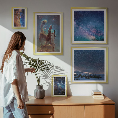 Galéria obrazov na stenu Kozmické krajiny galaxií