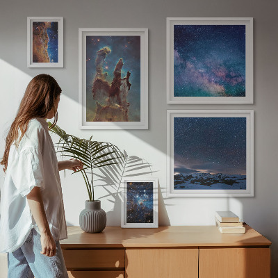 Galéria obrazov na stenu Kozmické krajiny galaxií