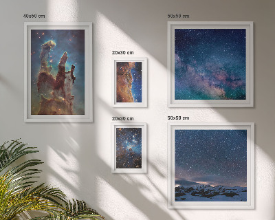 Galéria obrazov na stenu Kozmické krajiny galaxií