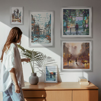 Galéria obrazov na stenu Moderné mestské scenérie
