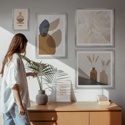 Galéria obrazov na stenu Boho rastlinné dekorácie
