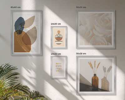 Galéria obrazov na stenu Boho rastlinné dekorácie