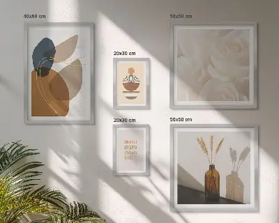 Obraz na stenu s motívom boho rastlín dekoratívna galéria