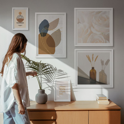 Galéria obrazov na stenu Boho rastlinné dekorácie