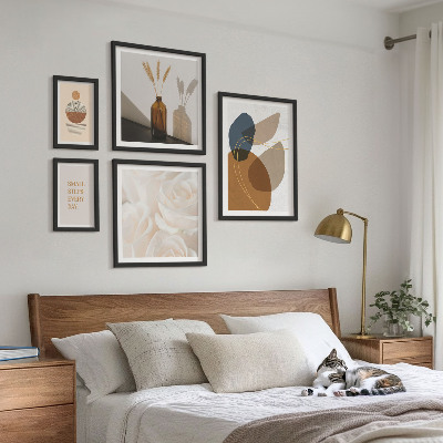 Galéria obrazov na stenu Boho rastlinné dekorácie
