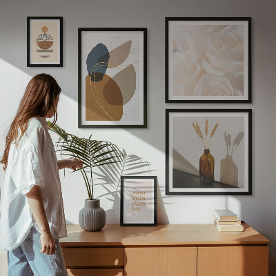 Galéria obrazov na stenu Boho rastlinné dekorácie
