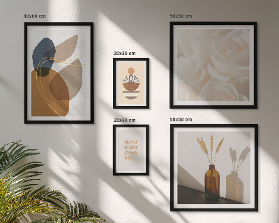 Galéria obrazov na stenu Boho rastlinné dekorácie