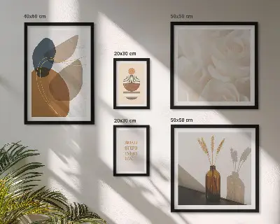 Obraz na stenu s motívom boho rastlín dekoratívna galéria