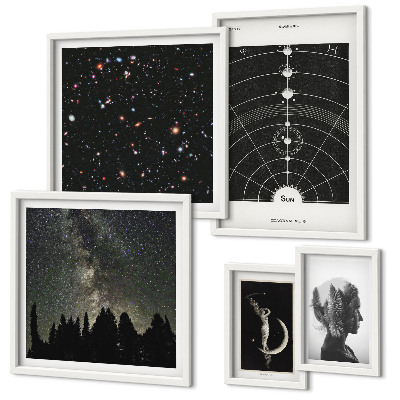 Galéria obrazov na stenu Kozmické inšpirácie galaxie