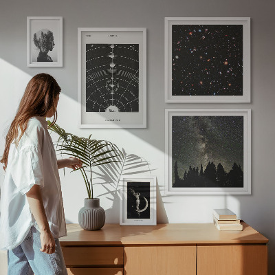Galéria obrazov na stenu Kozmické inšpirácie galaxie