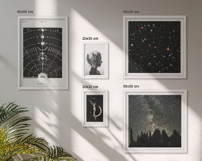 Galéria obrazov na stenu Kozmické inšpirácie galaxie