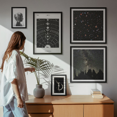 Galéria obrazov na stenu Kozmické inšpirácie galaxie