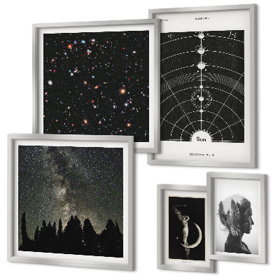 Galéria obrazov na stenu Kozmické inšpirácie galaxie