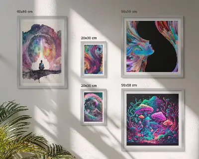 Obraz na stenu surrealistické kozmické inšpirácie