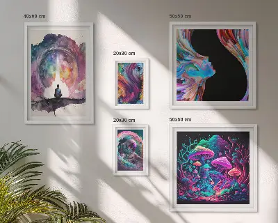 Obraz na stenu surrealistické kozmické inšpirácie