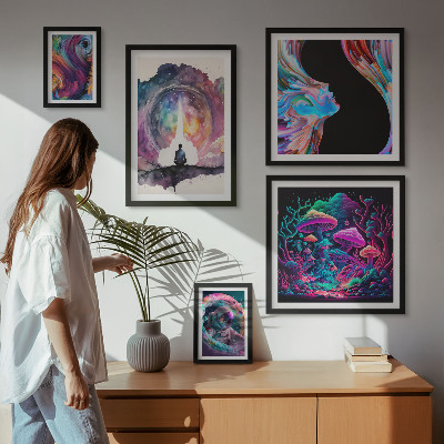 Galéria obrazov na stenu Kozmické inšpirácie surrealizmus