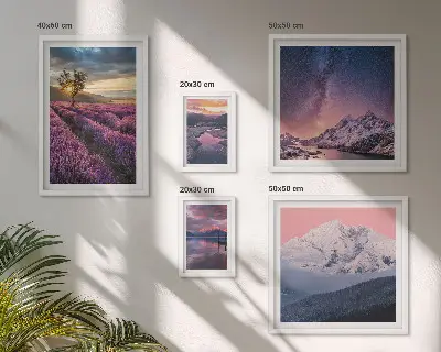Obraz na stenu krajina s levanduľovými horami