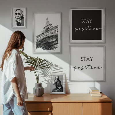 Galéria obrazov na stenu Štýlová grafika, móda Paríž