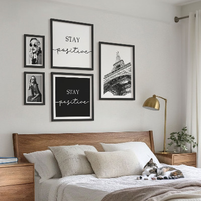Galéria obrazov na stenu Štýlová grafika, móda Paríž