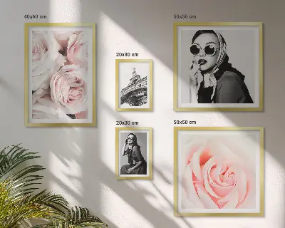 Obraz na stenu s motívom ruží štýlové a elegantné portréty