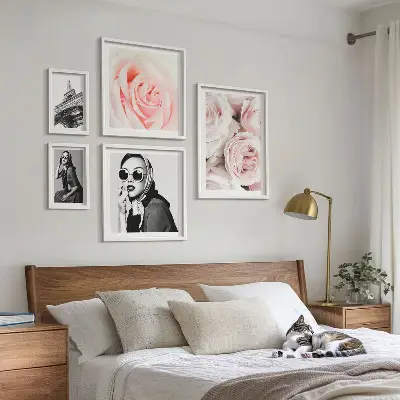 Obraz na stenu s motívom ruží štýlové a elegantné portréty
