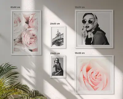 Obraz na stenu s motívom ruží štýlové a elegantné portréty