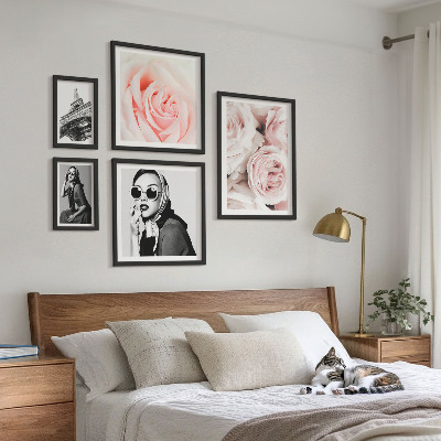 Galéria obrazov na stenu Štýlové a elegantné portréty ruží