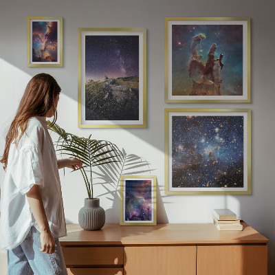 Galéria obrazov na stenu Kozmické krajiny galaxií