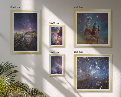 Galéria obrazov na stenu Kozmické krajiny galaxií