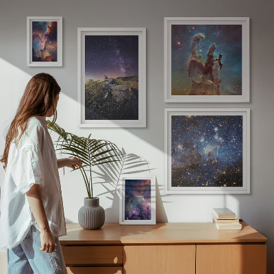 Galéria obrazov na stenu Kozmické krajiny galaxií