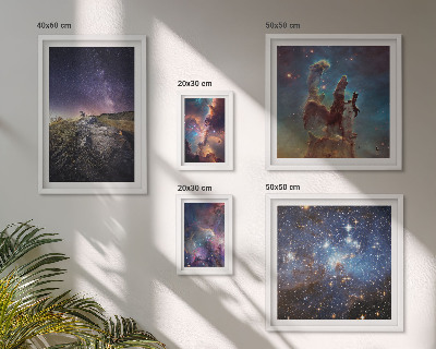Galéria obrazov na stenu Kozmické krajiny galaxií
